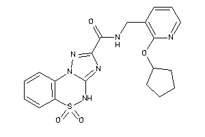 N-[[2-(cyclopentoxy)-3-pyridyl]methyl]-diketo-BLAHcarboxamide