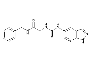 N-benzyl-2-(1H-pyrazolo[3,4-b]pyridin-5-ylcarbamoylamino)acetamide