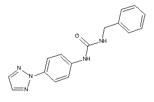 1-benzyl-3-[4-(triazol-2-yl)phenyl]urea