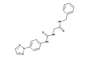 N-benzyl-2-[[4-(triazol-2-yl)phenyl]carbamoylamino]acetamide