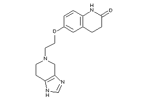 6-[2-(1,4,6,7-tetrahydroimidazo[4,5-c]pyridin-5-yl)ethoxy]-3,4-dihydrocarbostyril