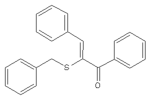 Image of 2-(benzylthio)-1,3-diphenyl-prop-2-en-1-one