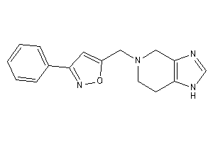 3-phenyl-5-(1,4,6,7-tetrahydroimidazo[4,5-c]pyridin-5-ylmethyl)isoxazole