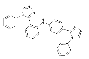 [2-(4-phenyl-1,2,4-triazol-3-yl)phenyl]-[4-(4-phenyl-1,2,4-triazol-3-yl)phenyl]amine