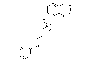 3-(4H-1,3-benzodioxin-8-ylmethylsulfonyl)propyl-(2-pyrimidyl)amine