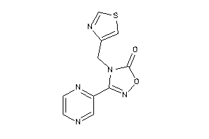 Image of 3-pyrazin-2-yl-4-(thiazol-4-ylmethyl)-1,2,4-oxadiazol-5-one