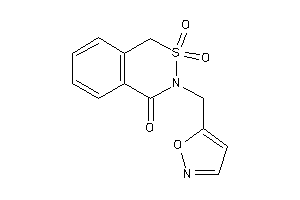 Image of 3-(isoxazol-5-ylmethyl)-2,2-diketo-1H-benzo[d]thiazin-4-one