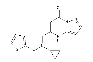 Image of 5-[[cyclopropyl(2-thenyl)amino]methyl]-4H-pyrazolo[1,5-a]pyrimidin-7-one
