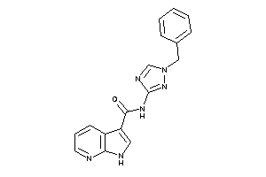 N-(1-benzyl-1,2,4-triazol-3-yl)-1H-pyrrolo[2,3-b]pyridine-3-carboxamide