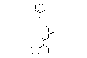 1-(3,4,4a,5,6,7,8,8a-octahydro-2H-quinolin-1-yl)-2-[3-(2-pyrimidylamino)propylsulfonyl]ethanone