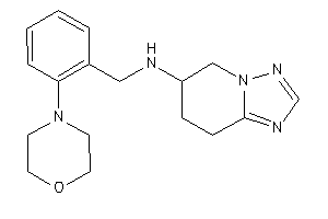 (2-morpholinobenzyl)-(5,6,7,8-tetrahydro-[1,2,4]triazolo[1,5-a]pyridin-6-yl)amine