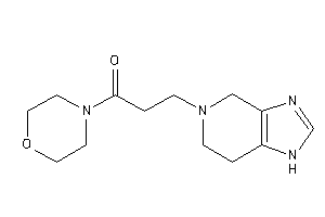 1-morpholino-3-(1,4,6,7-tetrahydroimidazo[4,5-c]pyridin-5-yl)propan-1-one