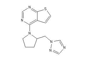 4-[2-(1,2,4-triazol-1-ylmethyl)pyrrolidino]thieno[2,3-d]pyrimidine