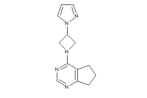 4-(3-pyrazol-1-ylazetidin-1-yl)-6,7-dihydro-5H-cyclopenta[d]pyrimidine