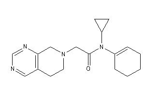 N-cyclohexen-1-yl-N-cyclopropyl-2-(6,8-dihydro-5H-pyrido[3,4-d]pyrimidin-7-yl)acetamide