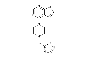 5-[(4-thieno[2,3-d]pyrimidin-4-ylpiperazino)methyl]-1,2,4-oxadiazole