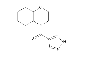 2,3,4a,5,6,7,8,8a-octahydrobenzo[b][1,4]oxazin-4-yl(1H-pyrazol-4-yl)methanone