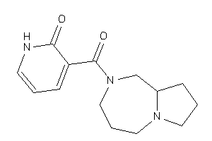 3-(1,3,4,5,7,8,9,9a-octahydropyrrolo[1,2-a][1,4]diazepine-2-carbonyl)-2-pyridone