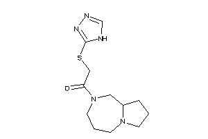 1-(1,3,4,5,7,8,9,9a-octahydropyrrolo[1,2-a][1,4]diazepin-2-yl)-2-(4H-1,2,4-triazol-3-ylthio)ethanone