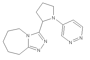 3-(1-pyridazin-4-ylpyrrolidin-2-yl)-6,7,8,9-tetrahydro-5H-[1,2,4]triazolo[4,3-a]azepine