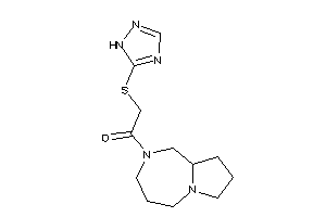 1-(1,3,4,5,7,8,9,9a-octahydropyrrolo[1,2-a][1,4]diazepin-2-yl)-2-(1H-1,2,4-triazol-5-ylthio)ethanone