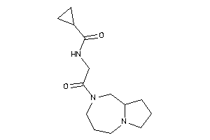 N-[2-(1,3,4,5,7,8,9,9a-octahydropyrrolo[1,2-a][1,4]diazepin-2-yl)-2-keto-ethyl]cyclopropanecarboxamide