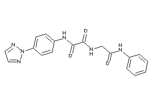 N-(2-anilino-2-keto-ethyl)-N'-[4-(triazol-2-yl)phenyl]oxamide