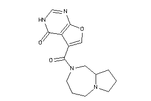 5-(1,3,4,5,7,8,9,9a-octahydropyrrolo[1,2-a][1,4]diazepine-2-carbonyl)-3H-furo[2,3-d]pyrimidin-4-one