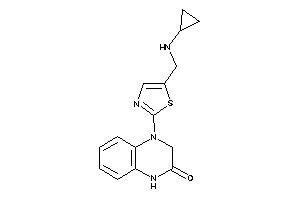 4-[5-[(cyclopropylamino)methyl]thiazol-2-yl]-1,3-dihydroquinoxalin-2-one