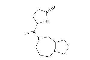 5-(1,3,4,5,7,8,9,9a-octahydropyrrolo[1,2-a][1,4]diazepine-2-carbonyl)-2-pyrrolidone