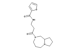 N-[3-(1,3,4,5,7,8,9,9a-octahydropyrrolo[1,2-a][1,4]diazepin-2-yl)-3-keto-propyl]-2-furamide