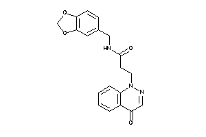 Image of 3-(4-ketocinnolin-1-yl)-N-piperonyl-propionamide
