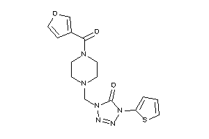 1-[[4-(3-furoyl)piperazino]methyl]-4-(2-thienyl)tetrazol-5-one