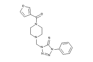 3-furyl-[4-[(4-phenyl-5-thioxo-tetrazol-1-yl)methyl]piperazino]methanone