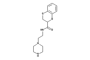 Image of N-(2-piperazinoethyl)-2,3-dihydro-1,4-benzoxathiine-2-carboxamide