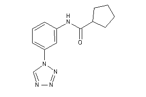 N-[3-(tetrazol-1-yl)phenyl]cyclopentanecarboxamide