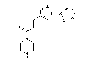 3-(1-phenylpyrazol-4-yl)-1-piperazino-propan-1-one