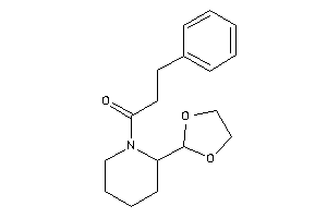 1-[2-(1,3-dioxolan-2-yl)piperidino]-3-phenyl-propan-1-one