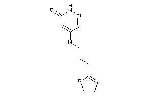 4-[3-(2-furyl)propylamino]-1H-pyridazin-6-one