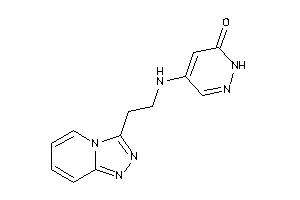 4-[2-([1,2,4]triazolo[4,3-a]pyridin-3-yl)ethylamino]-1H-pyridazin-6-one