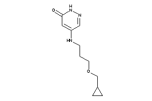 4-[3-(cyclopropylmethoxy)propylamino]-1H-pyridazin-6-one