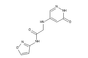 N-isoxazol-3-yl-2-[(6-keto-1H-pyridazin-4-yl)amino]acetamide