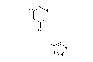 4-[2-(1H-pyrazol-4-yl)ethylamino]-1H-pyridazin-6-one