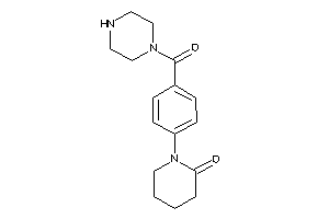 1-[4-(piperazine-1-carbonyl)phenyl]-2-piperidone