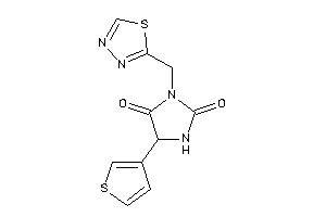 3-(1,3,4-thiadiazol-2-ylmethyl)-5-(3-thienyl)hydantoin