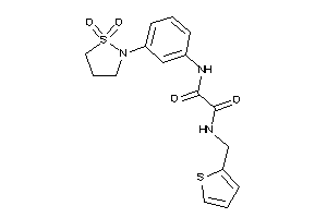 N'-[3-(1,1-diketo-1,2-thiazolidin-2-yl)phenyl]-N-(2-thenyl)oxamide