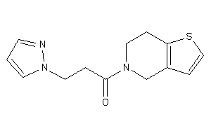 1-(6,7-dihydro-4H-thieno[3,2-c]pyridin-5-yl)-3-pyrazol-1-yl-propan-1-one