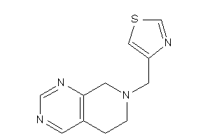 4-(6,8-dihydro-5H-pyrido[3,4-d]pyrimidin-7-ylmethyl)thiazole