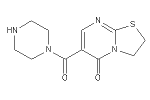 Image of 6-(piperazine-1-carbonyl)-2,3-dihydrothiazolo[3,2-a]pyrimidin-5-one