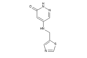 4-(thiazol-5-ylmethylamino)-1H-pyridazin-6-one